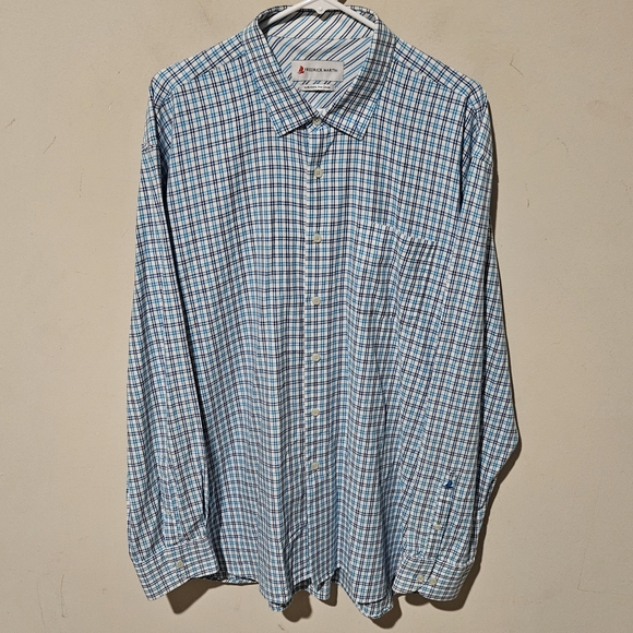 Fredrick Martin Extra Fine Cotton Button Down Plaid Shirt - Size XXL - Picture 1 of 9